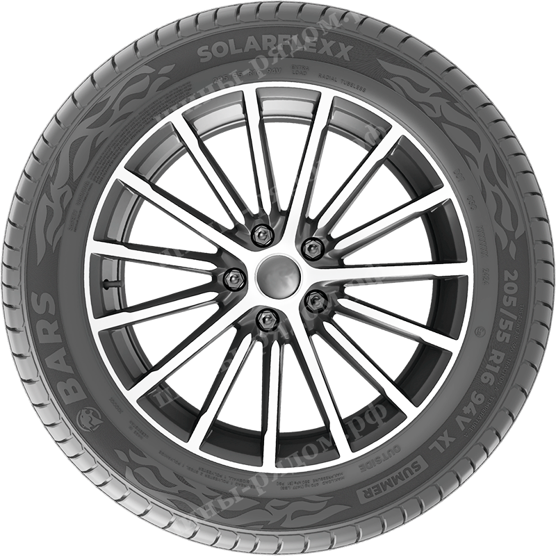 Вид сбоку. Легковые шины Bars SolarFlexx 225/65R17