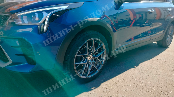 HMD 1295 + Kia Rio X-Line. 