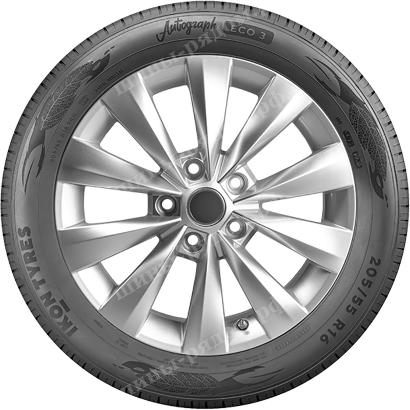 Боковая сторона покрышки. 