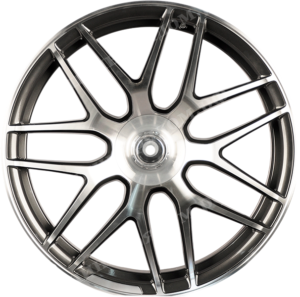 Gunmetal Machined Face 