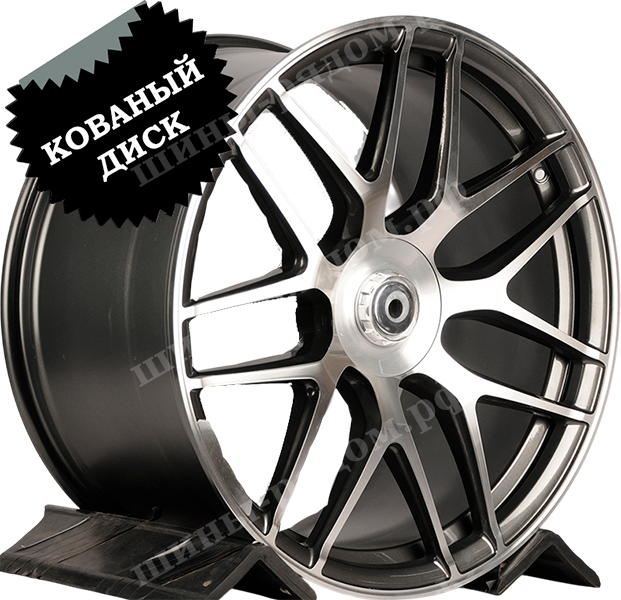 Gunmetal Machined Face 