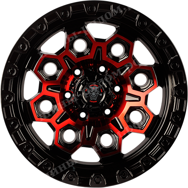 Gloss Black MF+Red Coating 