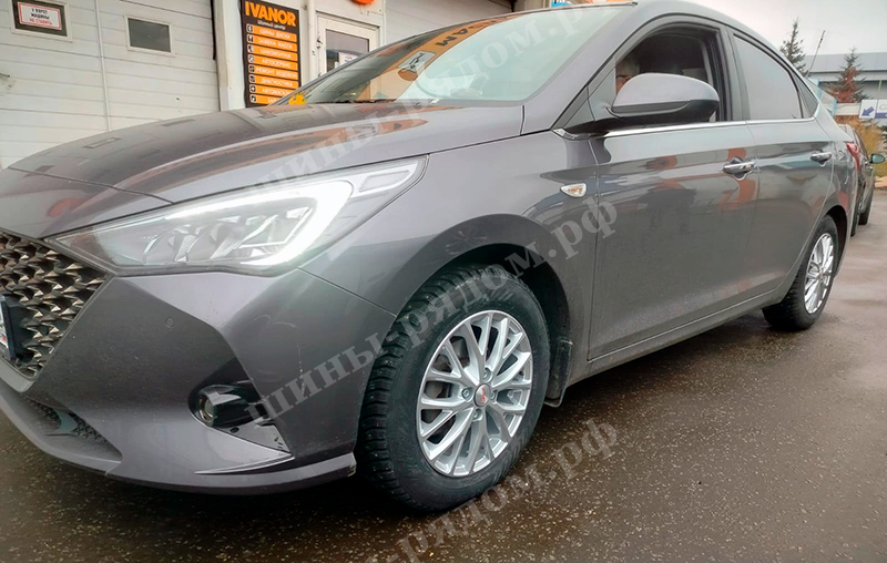 K&K (КиК) КС782 + Ikon Tyres Character Ice 8 + Hyundai Solaris 