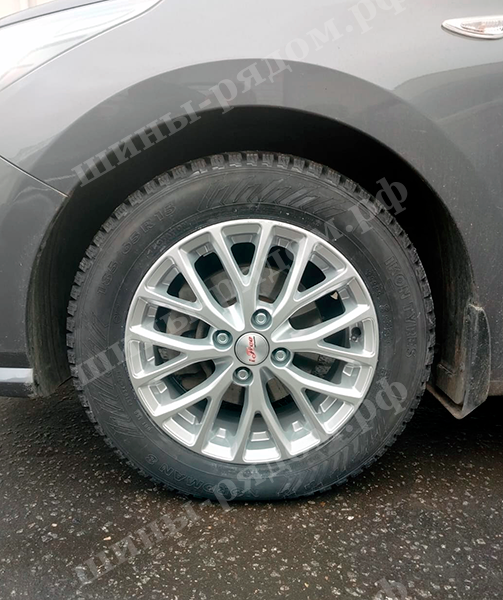 K&K (КиК) КС782 + Ikon Tyres Character Ice 8 + Hyundai Solaris 