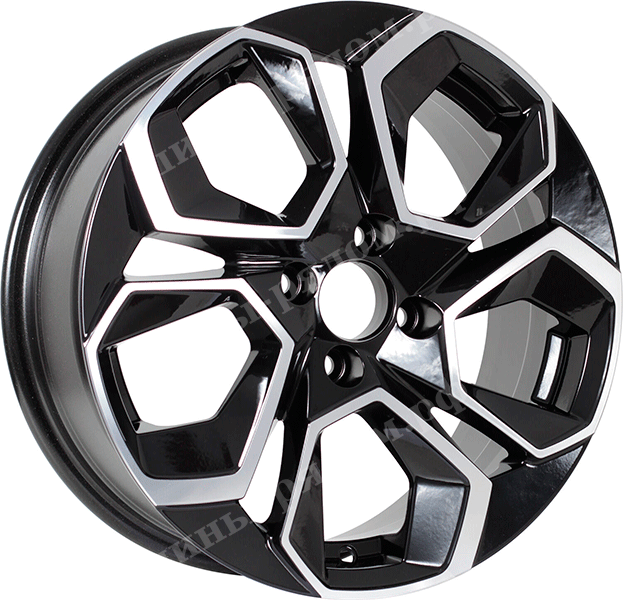 Black Front Polished 