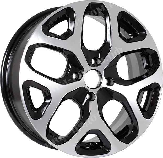 Black Front Polished 