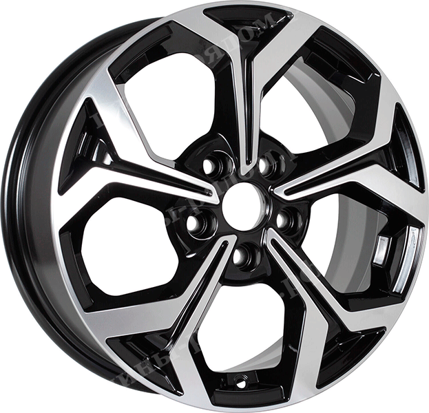 Black Front Polished 