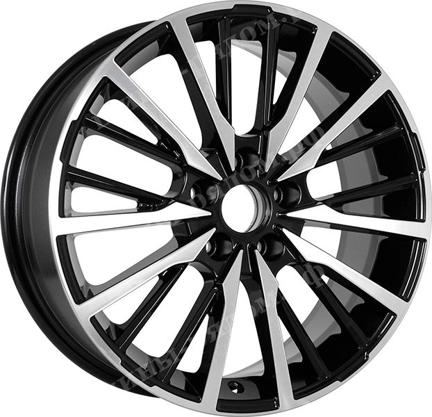 Black Front Polished 