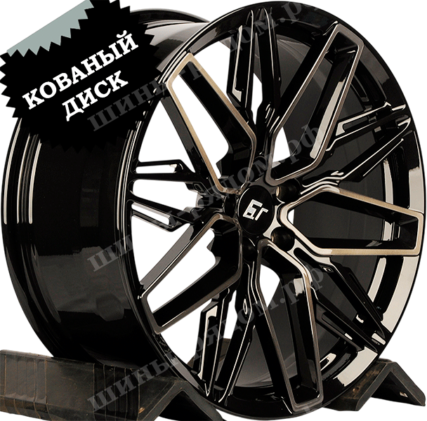 Gloss Black Bruch With Dark Tint 