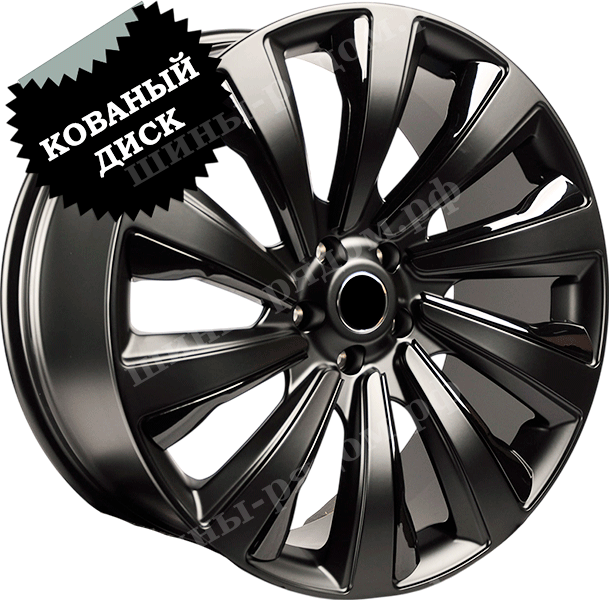 Black Matte With Black Glossy Inserts 