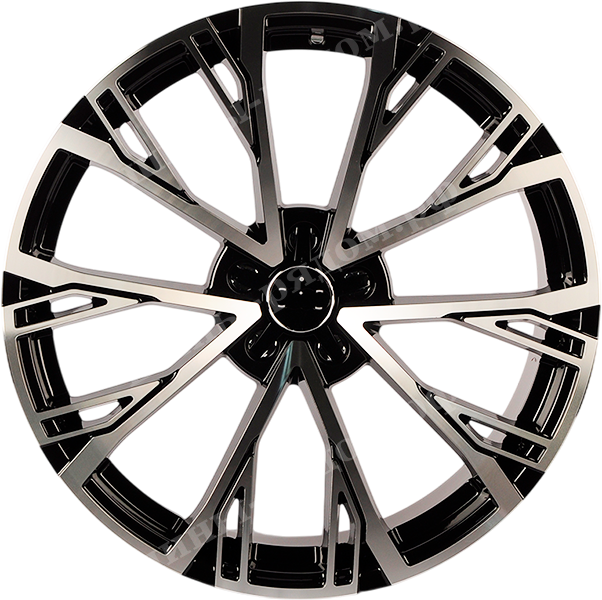 Clear Powder Gloss Black Machined Face. 