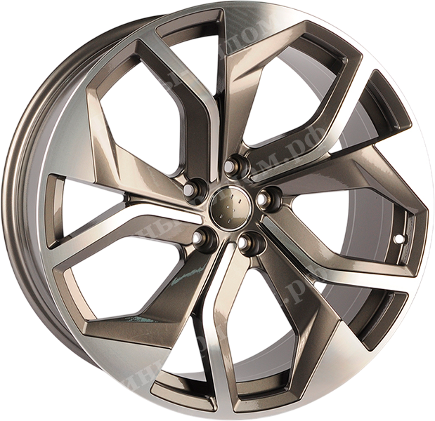 Satin Gunmetal Machined Face 