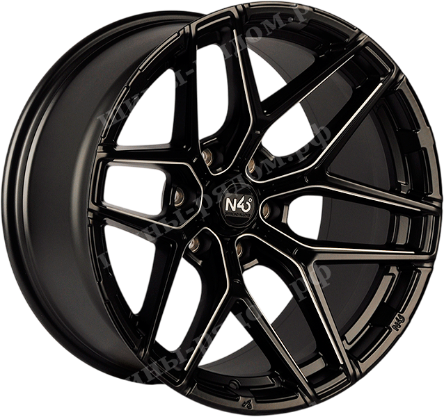 Matte Black with Milling 