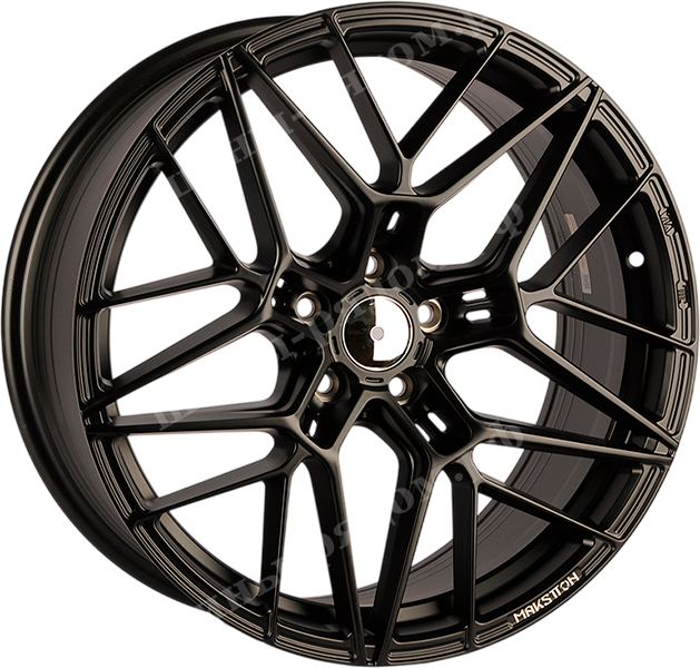 matte black with milling. 