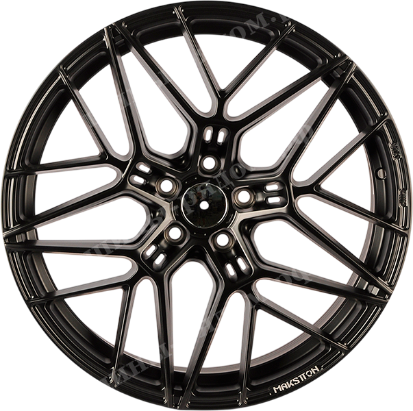 matte black with milling. 