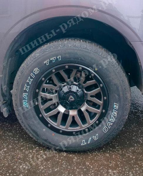 Powcan Y5369 (Matt Grey with Matt Black Lip) + Bravo AT-771 + Haval H5. Легковые шины Maxxis Bravo AT-771 285/60R18