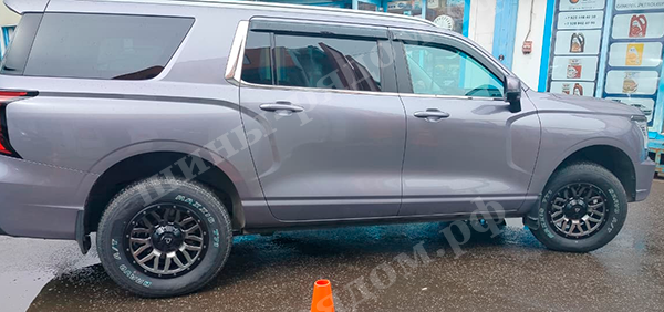 Powcan Y5369 (Matt Grey with Matt Black Lip) + Bravo AT-771 + Haval H5. Легковые шины Maxxis Bravo AT-771 285/60R18