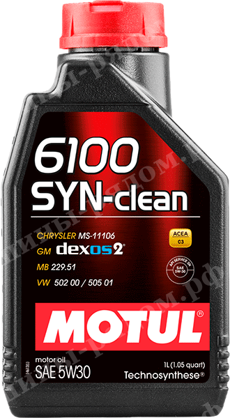 Моторное масло Motul 6100 Syn-Clean /R