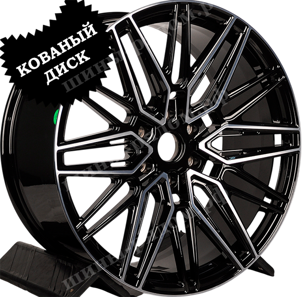 Gloss Black Machined Face+Grey Coating 