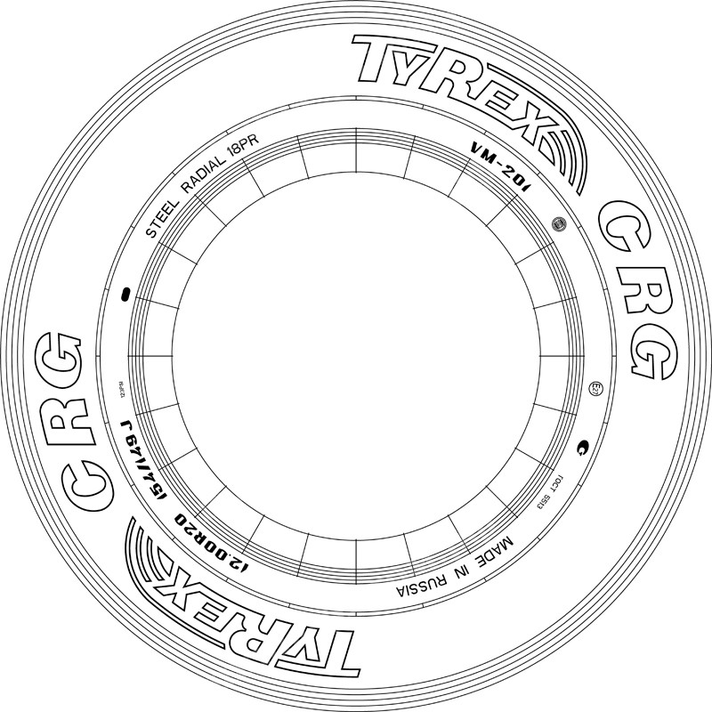Грузовые шины TYREX All Steel CRG VM-201 8x0R20